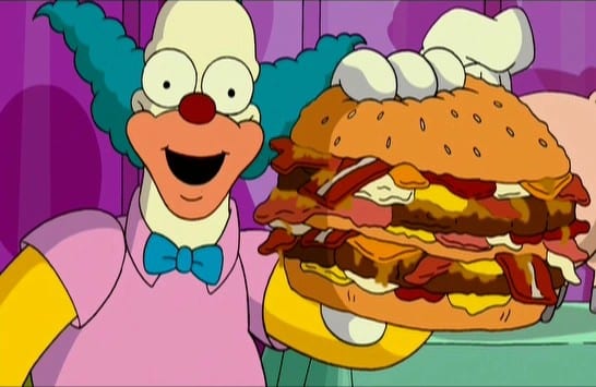 Krusty Burguer: Receita dos Simpsons direto para sua mesa!